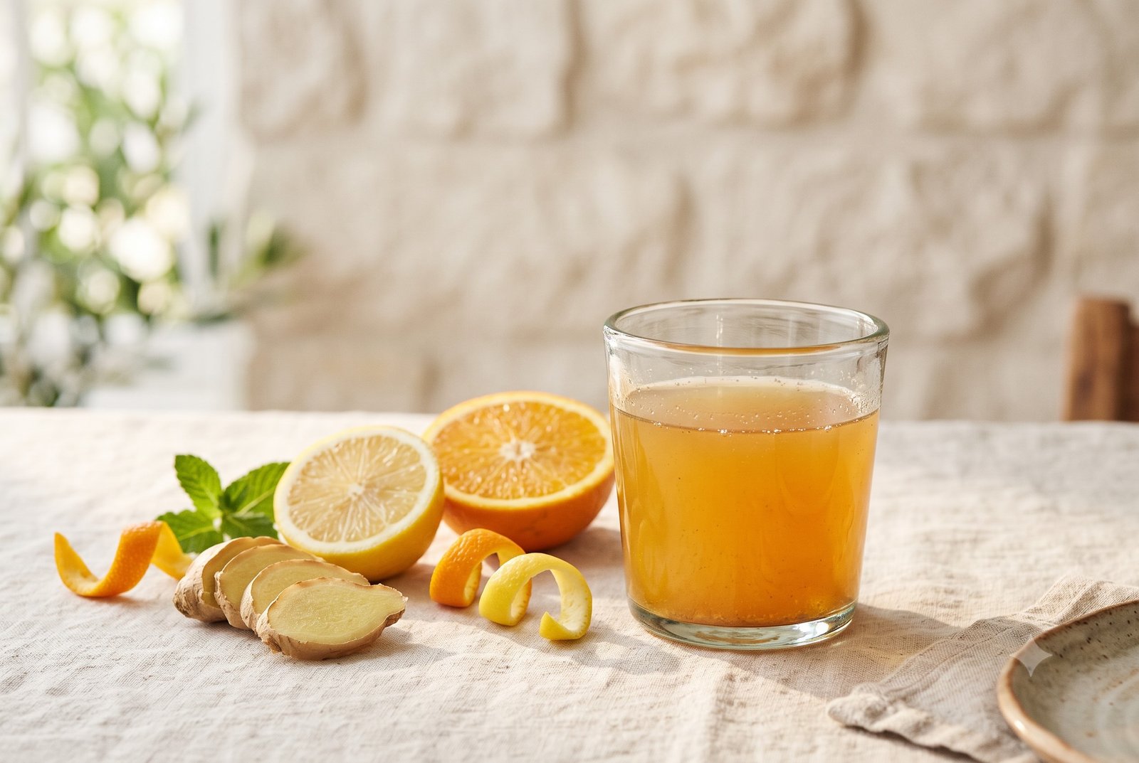 First Light Ginger–Citrus Elixir