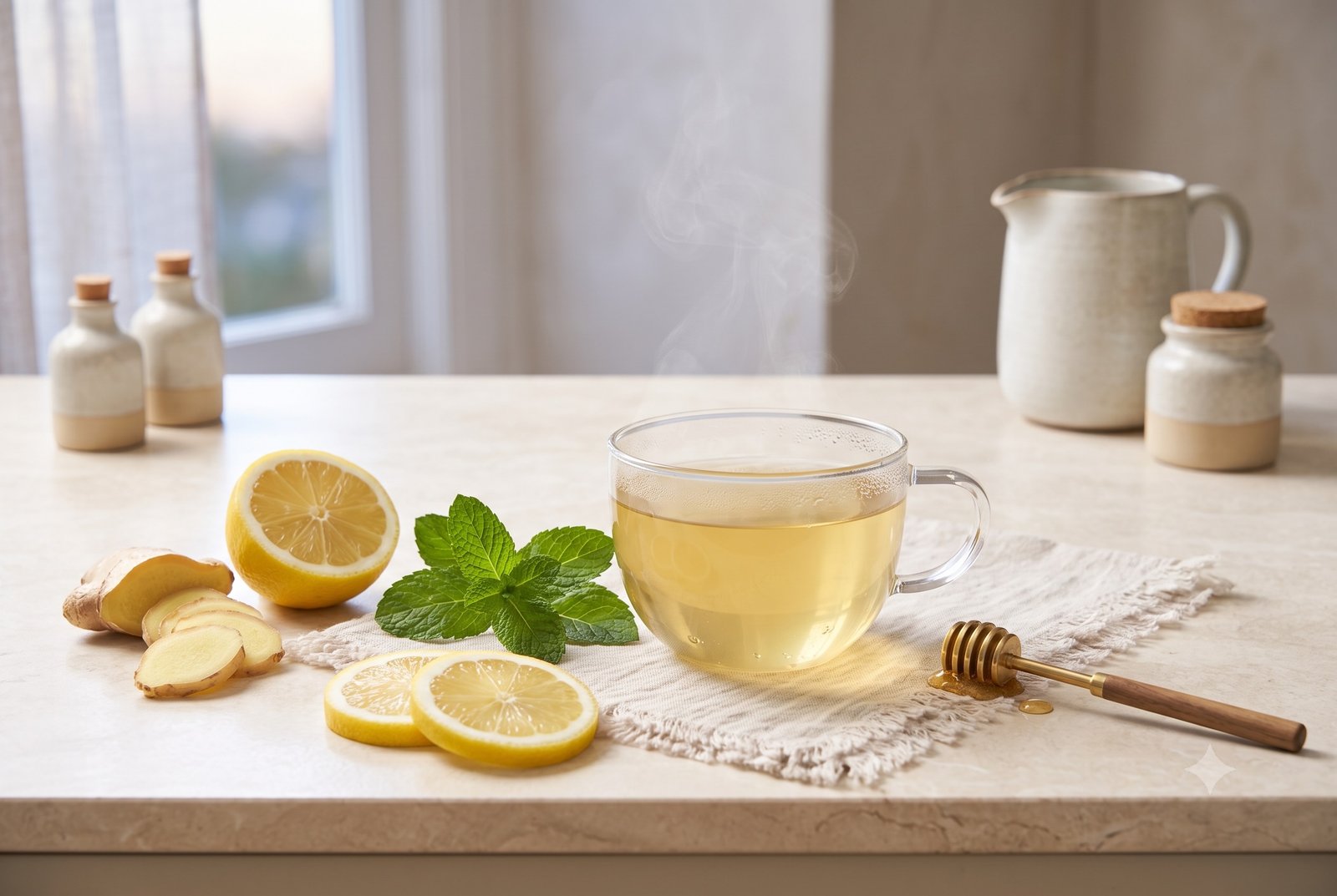 Ginger Lemon Mint Tea