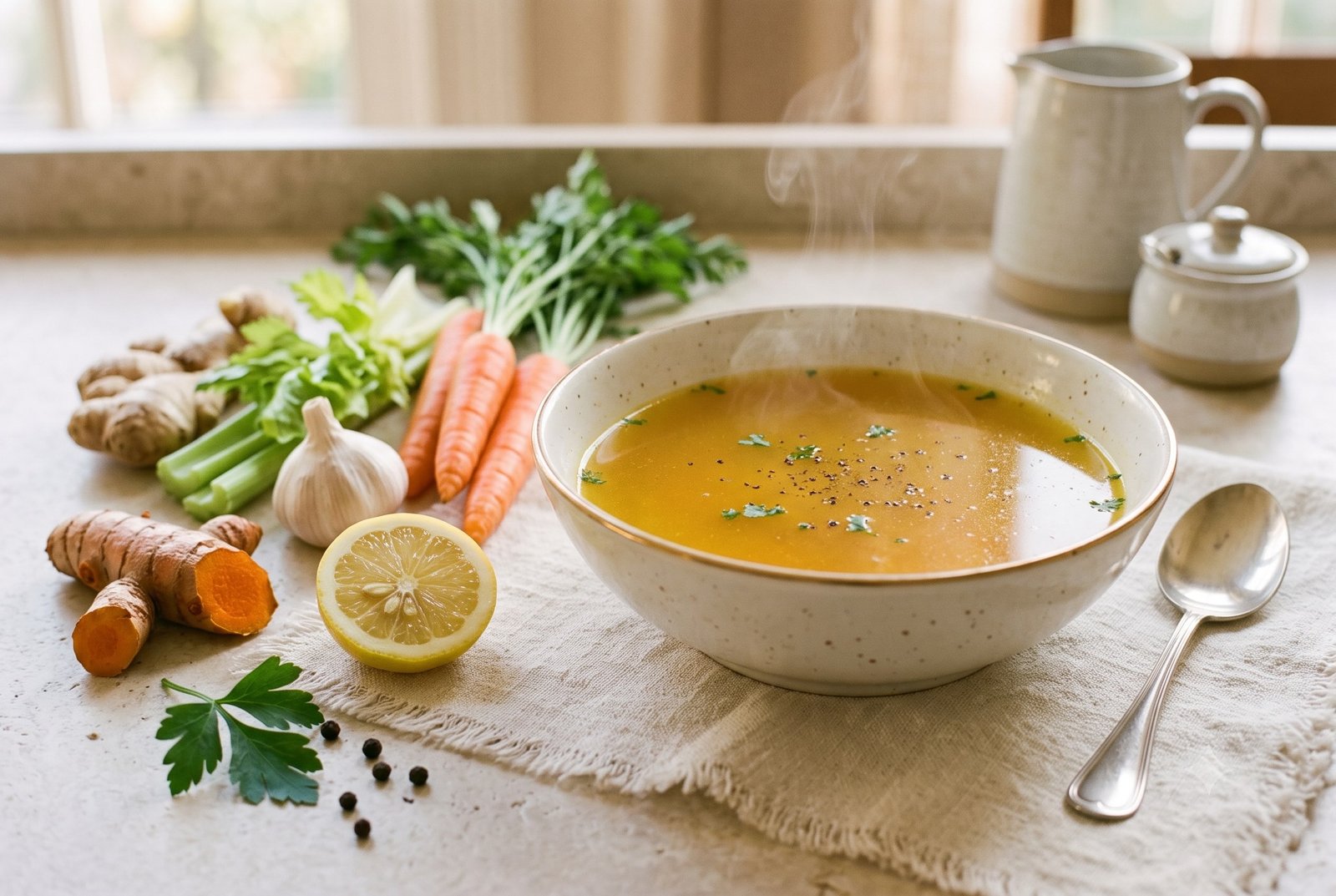 Golden Carrot Turmeric Broth