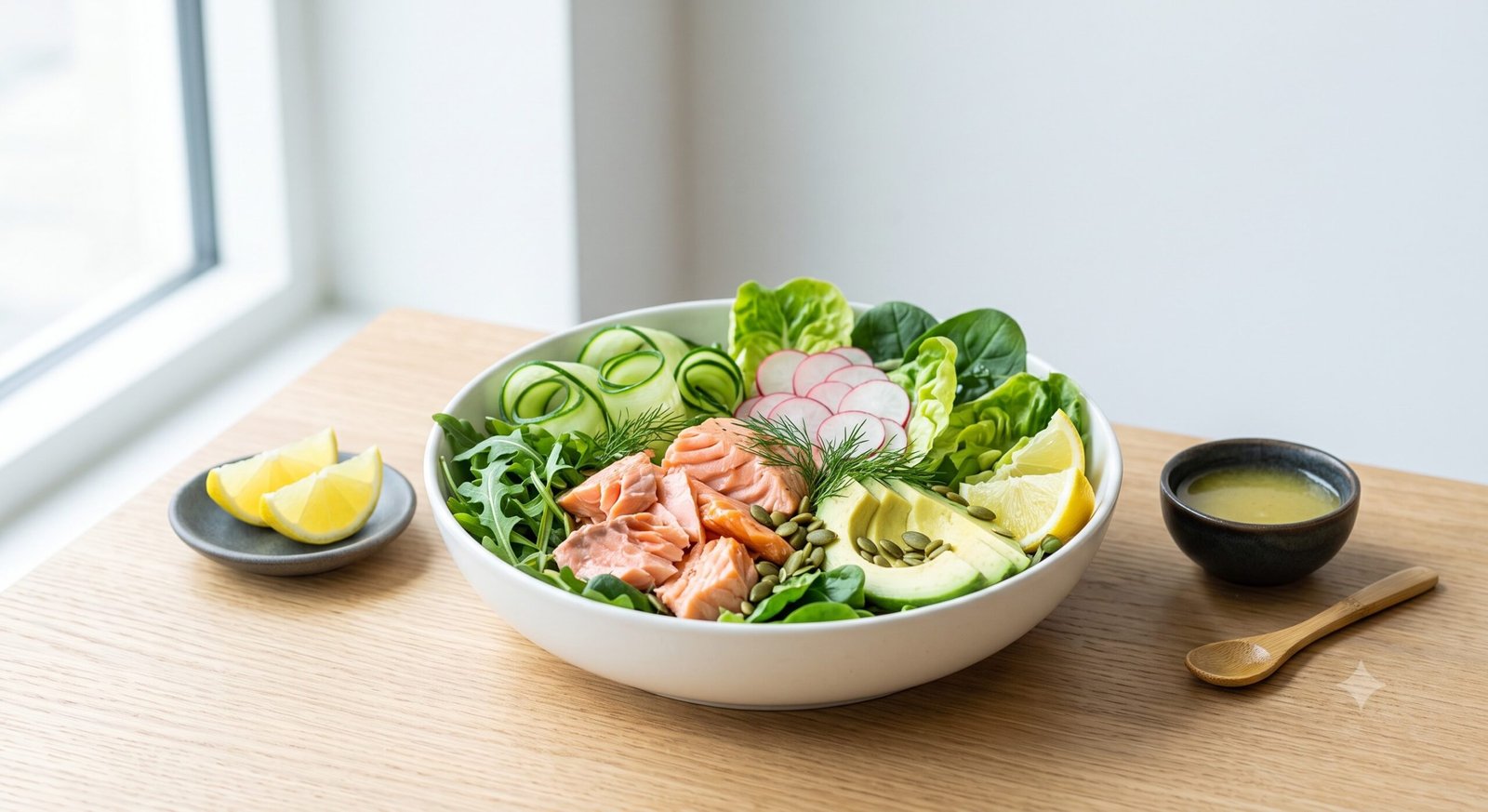 Salmon Cucumber Dill Salad